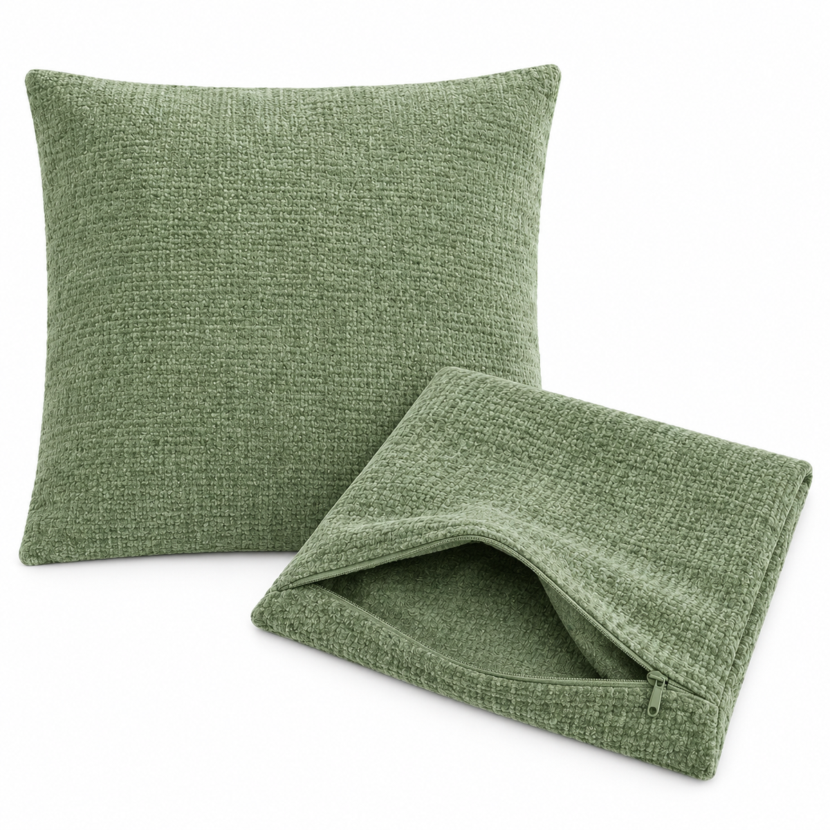 Chenille Pillow Covers - 2 Pack