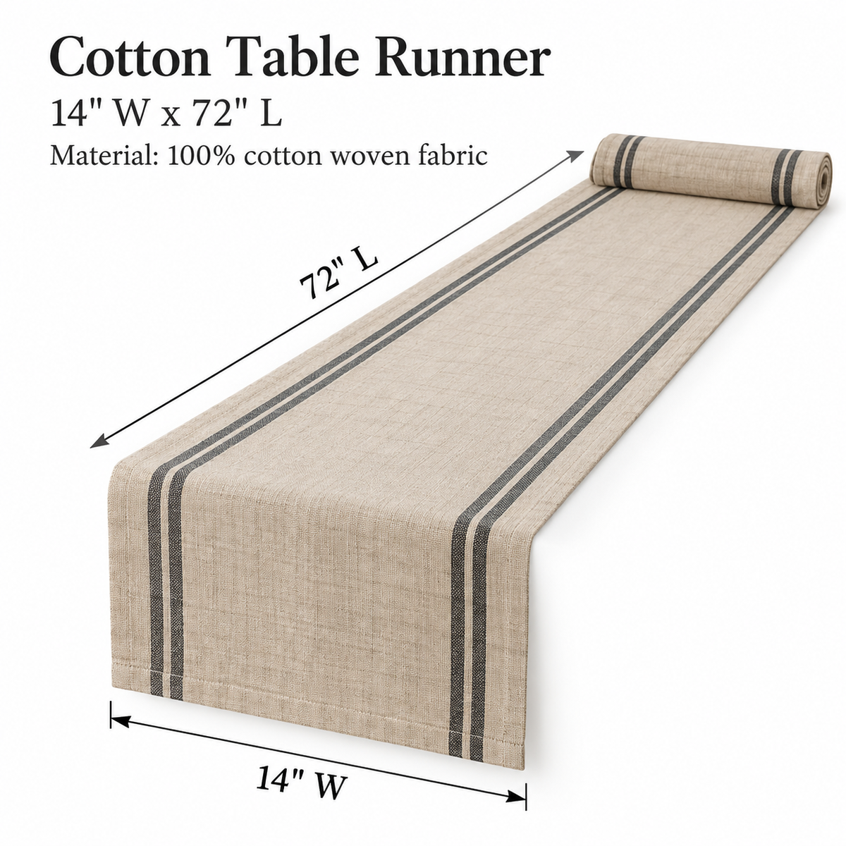 Cotton Table Runner