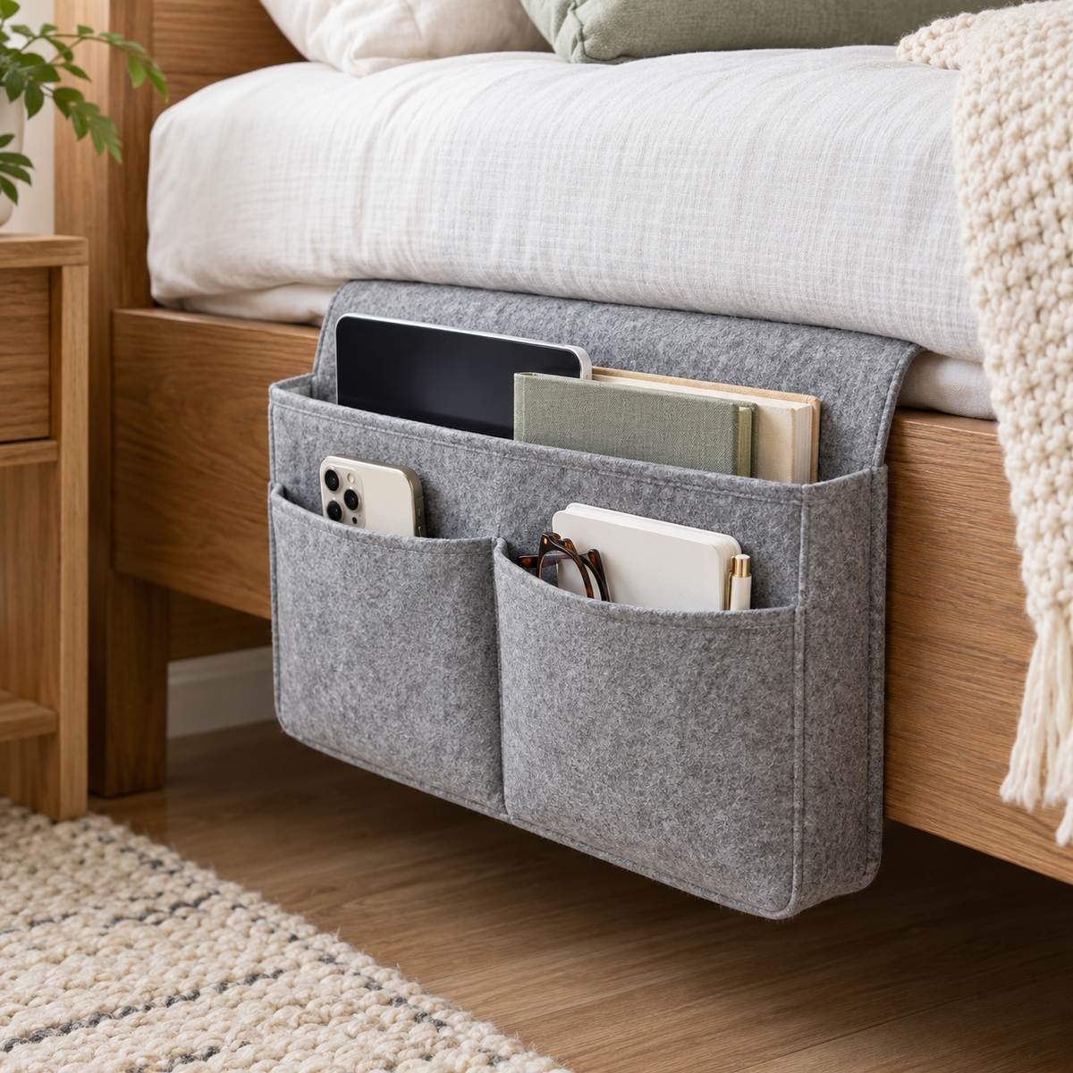 Bedside Pocket Organizer
