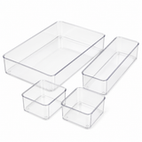 Clear Drawer Trays - 4 Piece Set