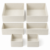 Fabric Drawer Organizers - 6 Piece Set