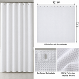 Waffle Shower Curtain