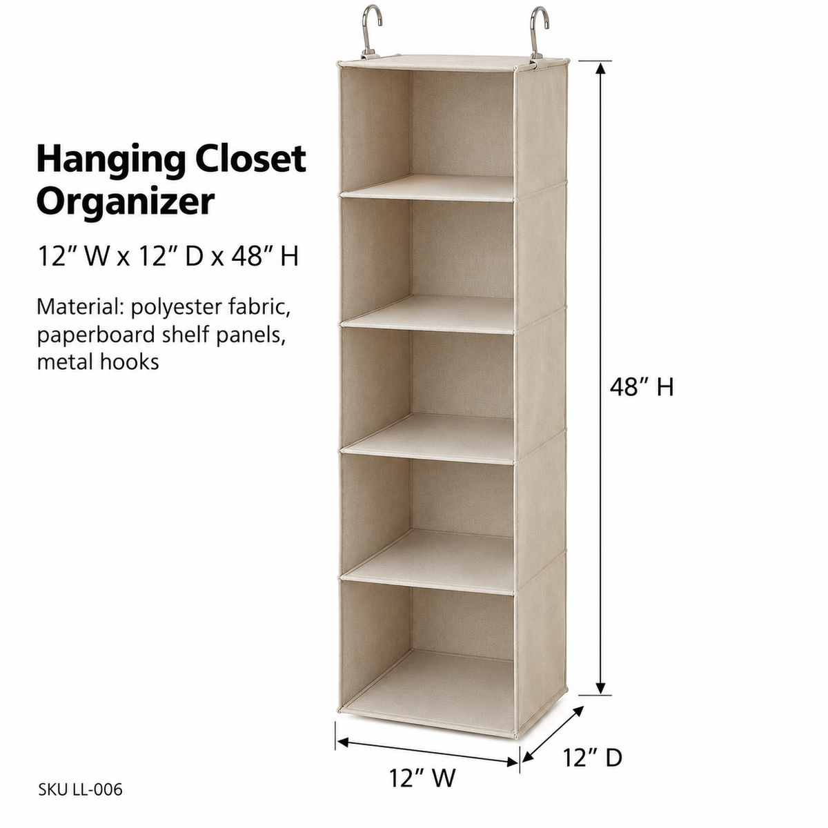 Hanging Closet Organizer