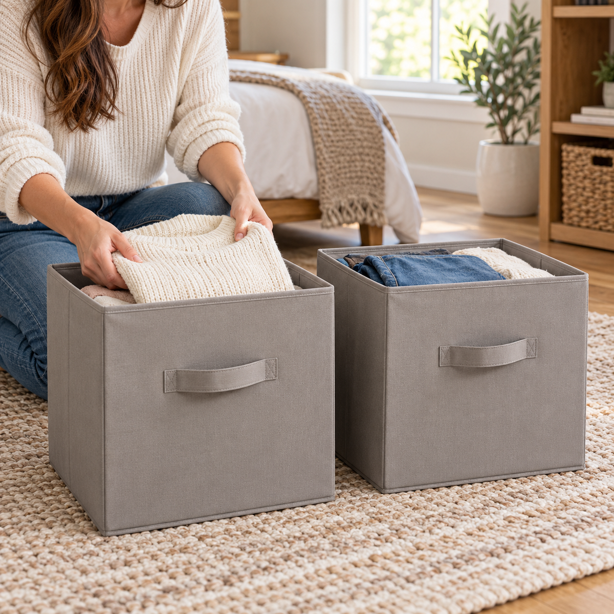 Fabric Storage Cube - 2 Pack